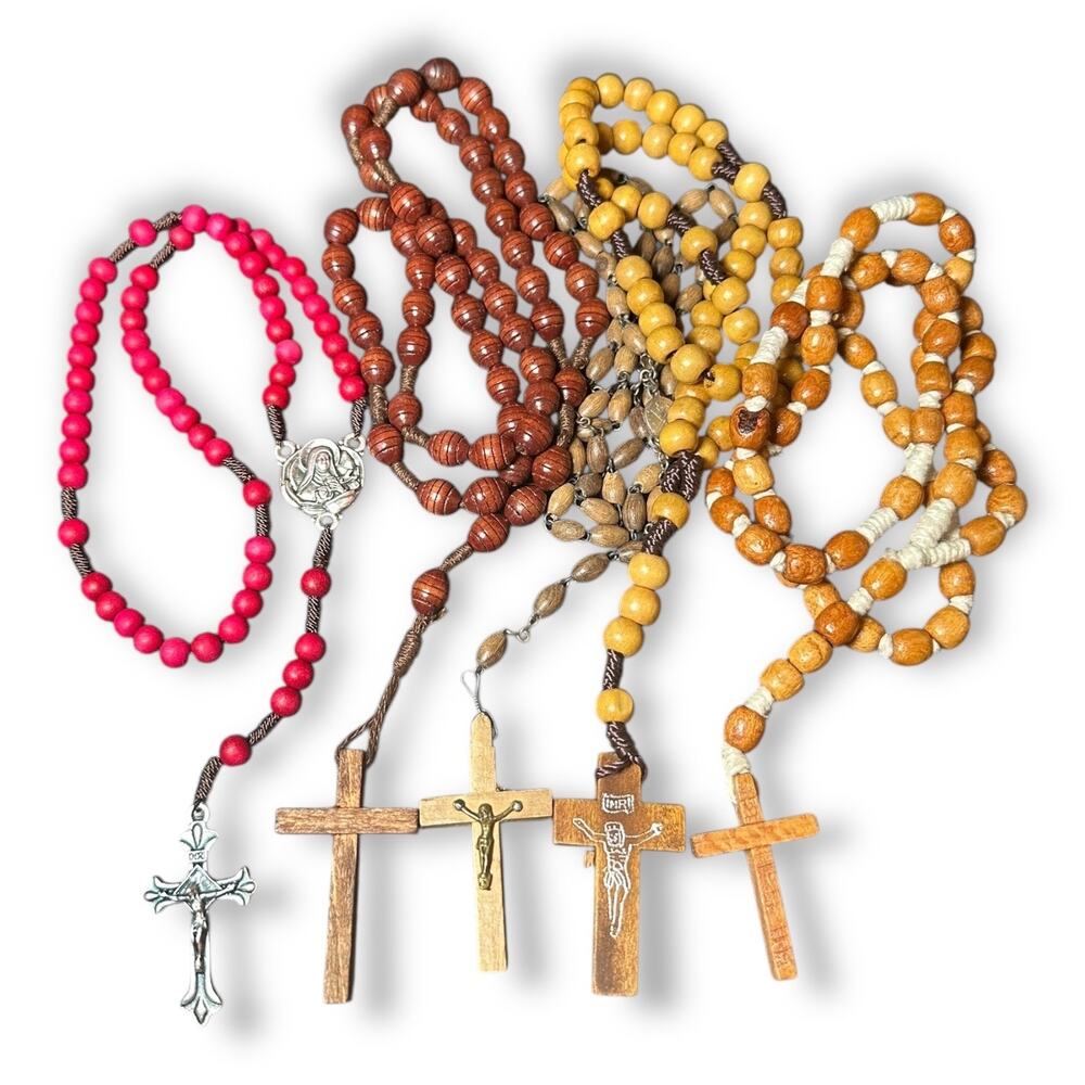 Pre Loved Wooden Rosaries